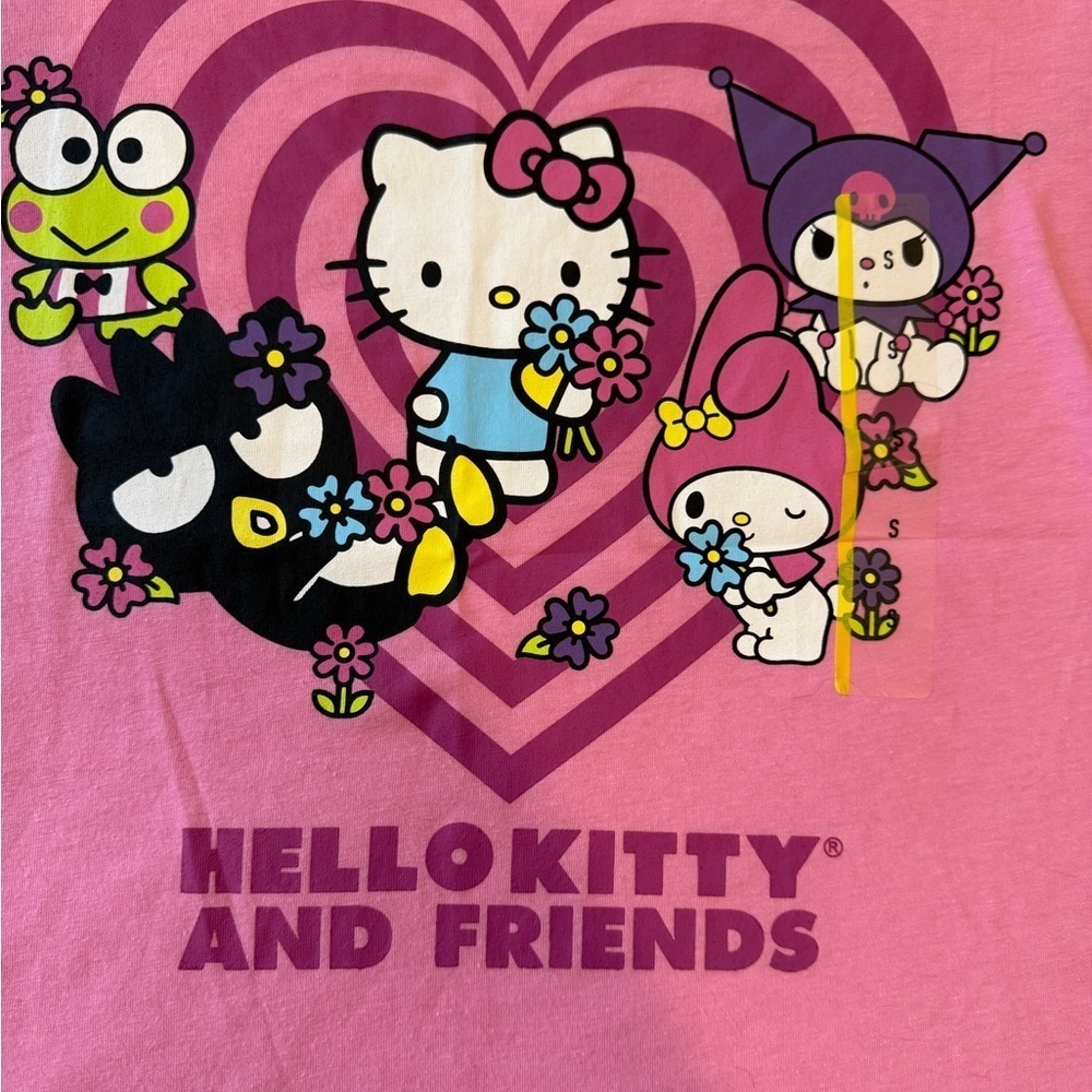 Bloom Pink Hello Kitty & Friends T-Shirt - Picture 2 of 4